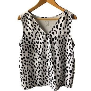 A new day spotted tank top